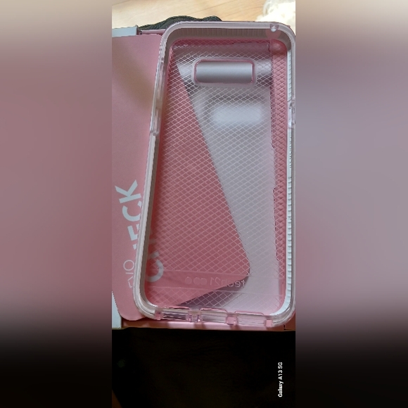 Tech 21 Evo Check Samsung Galaxy S8+ With Flexshock Rose Tint/White - Picture 8 of 9